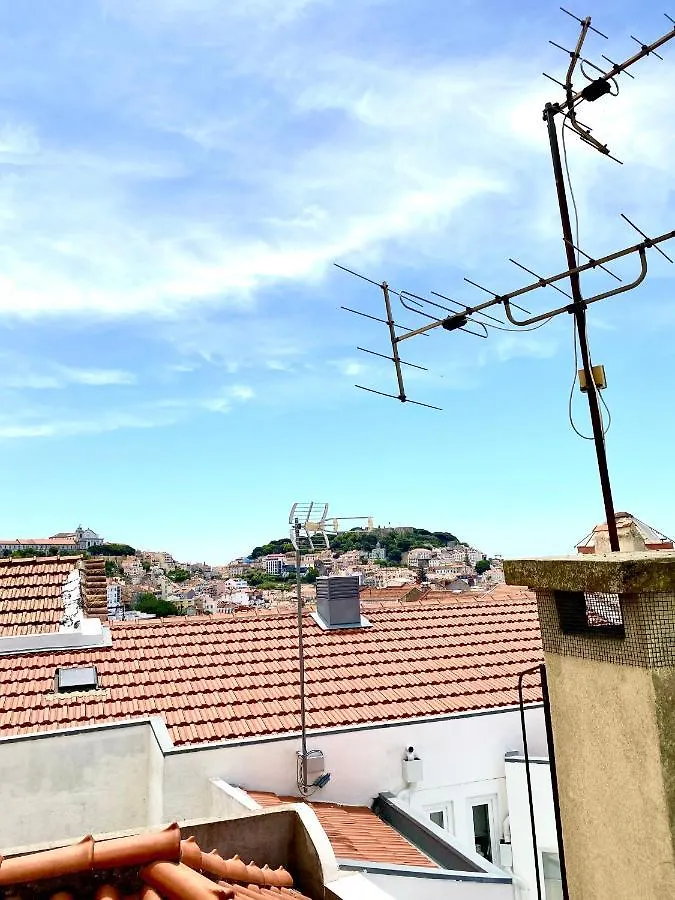 20-2 Lisbon Castle View Apartment With French Terrace